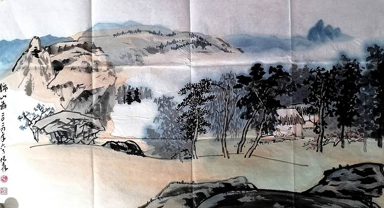 柴博森 《山水》