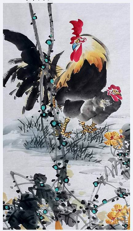 高晓林 (5294)国家一级美术师,江苏省美协会员《福禄满堂大吉祥》