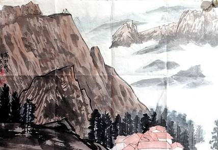 柴博森 《山水》