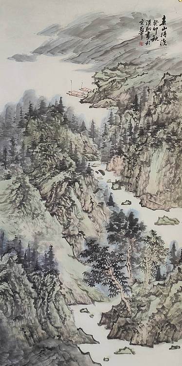 王汉翔 春山待渡