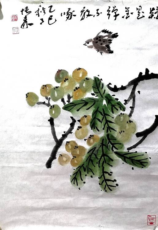 柴博森 《花鸟》