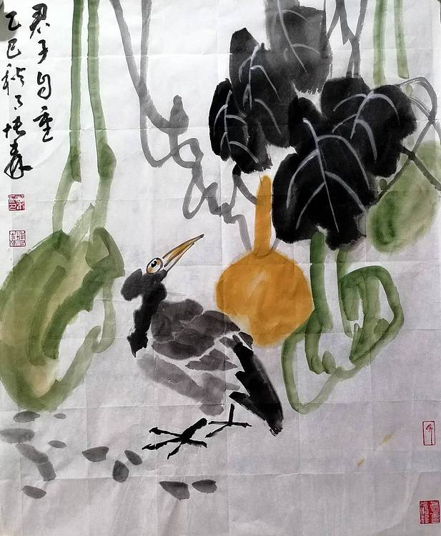 柴博森 《花鸟》