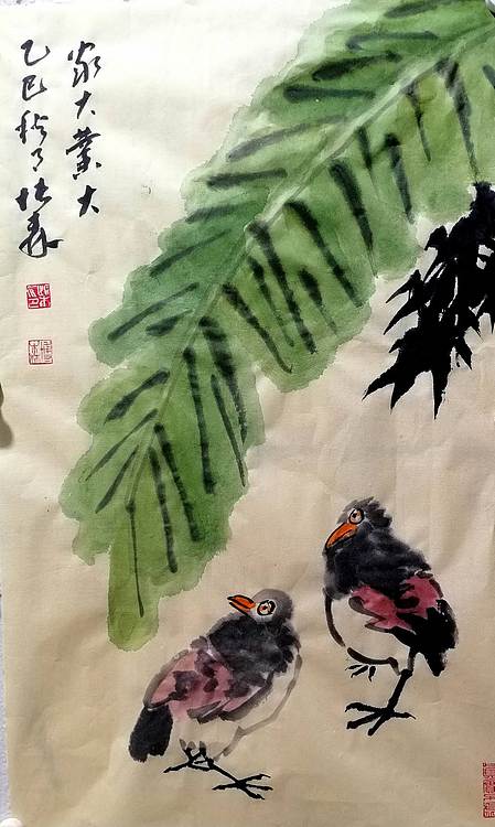 柴博森 《花鸟》