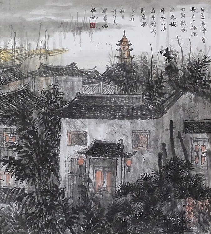 职业书画家 剑君 水乡