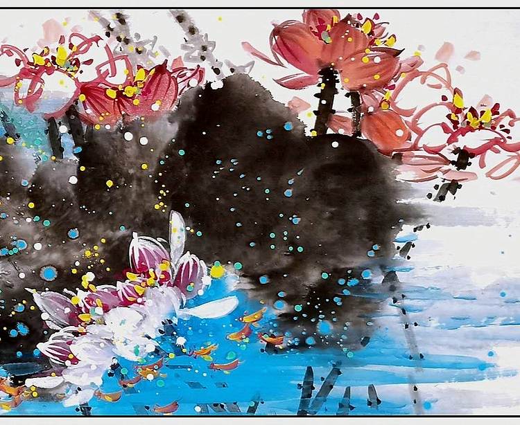 高晓林 （5318）国家一级美术师，江苏省美协会员《和气满堂》