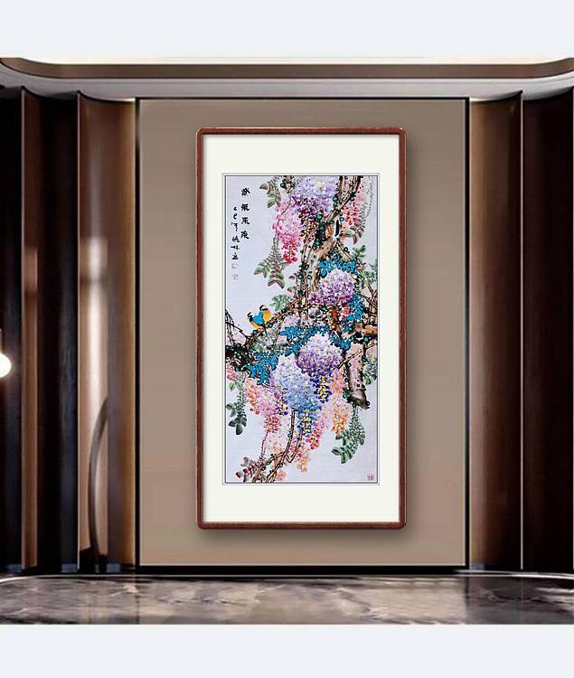 高晓林 （5323）国家一级美术师，江苏省美协会员《紫气东来》