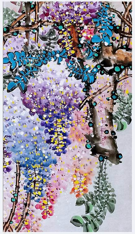 高晓林 （5323）国家一级美术师，江苏省美协会员《紫气东来》