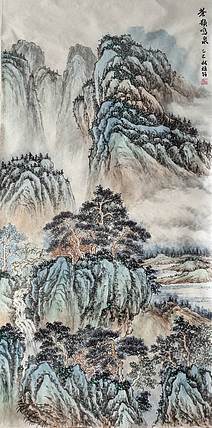 周植筠 苍岭鸣泉