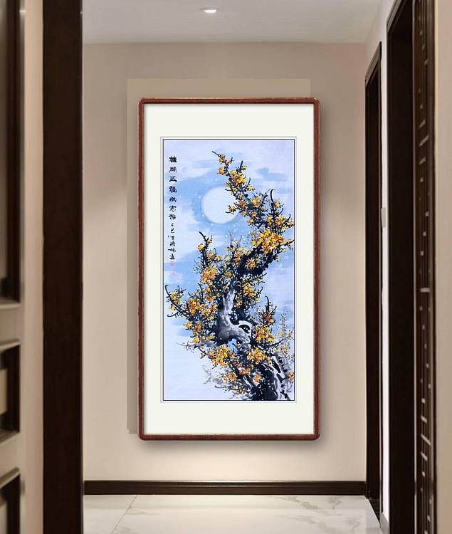 高晓林 （5329）国家一级美术师，江苏省美协会员《梅开五福纳吉祥》