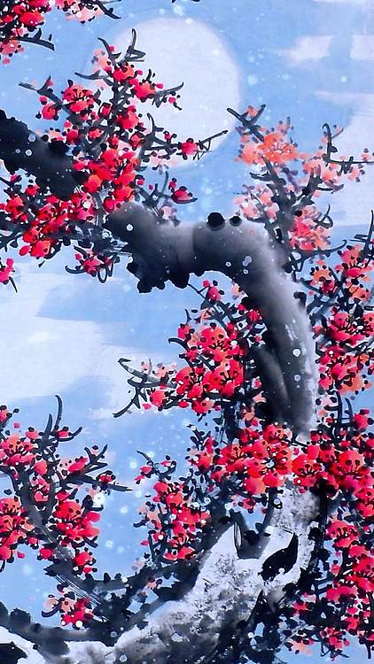 高晓林 （5331）国家一级美术师，江苏省美协会员《梅开五福送太平》