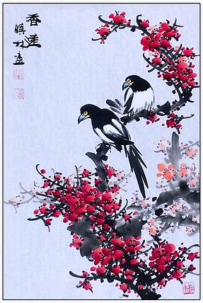 高晓林 （5335）国家一级美术师江苏省美协会员，4尺3开《香远》图