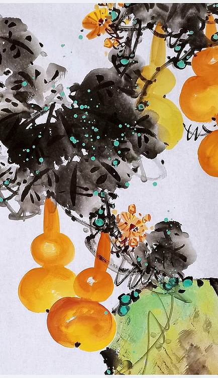 高晓林 (5345)国家一级美术师,江苏省美协会员,玄关画《福禄图可