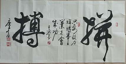 王鑫生 书法 中华当代杰出功勋艺术家 拼博