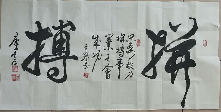 王鑫生 书法 中华当代杰出功勋艺术家 拼博