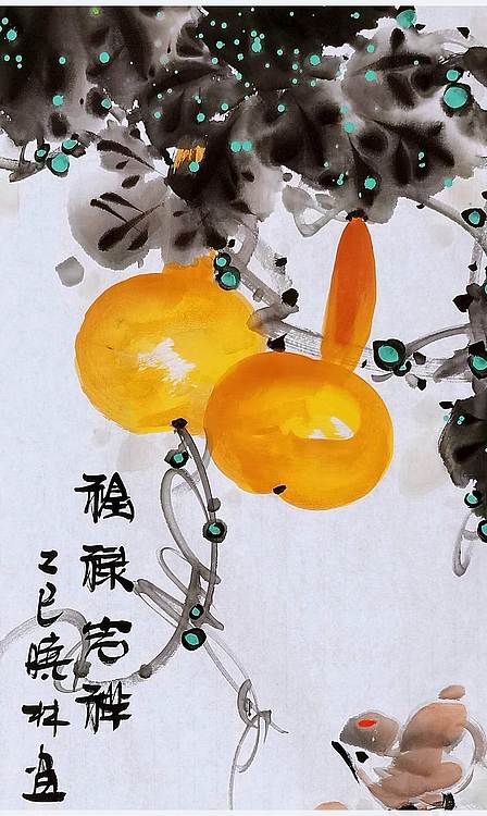 高晓林 (5344)国家一级美术师,江苏省美协会员,玄关画《福禄吉祥