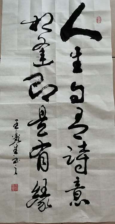 王鑫生 书法 中华当代杰出功勋艺术家 人生自有诗意