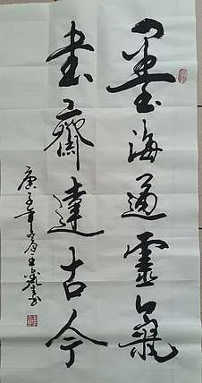 王鑫生 书法 中华当代杰出功勋艺术家 墨海通灵气