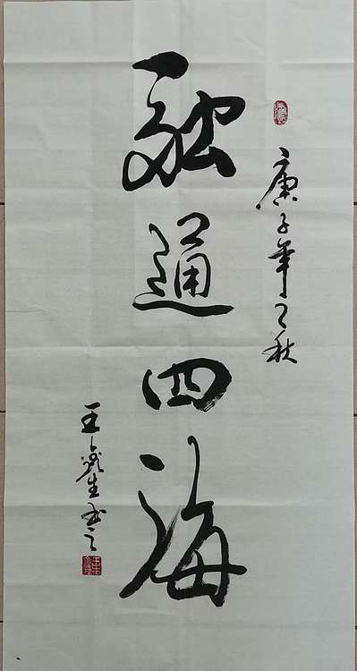 王鑫生 书法 中华当代杰出功勋艺术家 融通四海