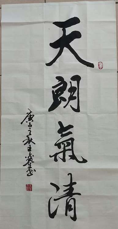 王鑫生 书法 中华当代杰出功勋艺术家 天朗气清