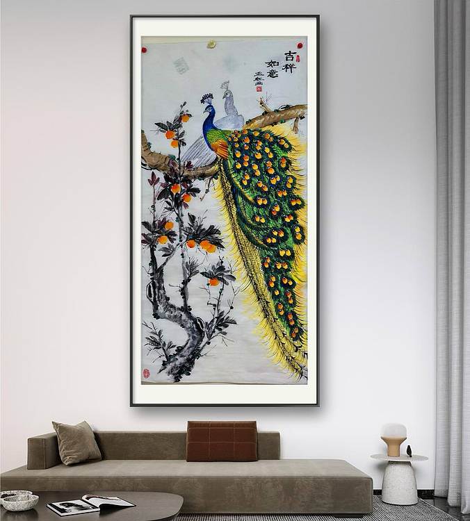 职业书画家 孟红 《吉祥如意》