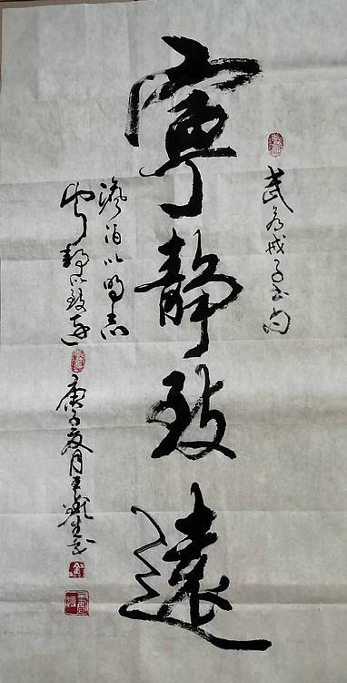 王鑫生 书法 中华当代杰出功勋艺术家 宁静致远