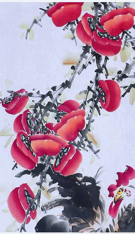 高晓林 （5354）国家一级美术师，江苏省美协会员《事事吉祥》