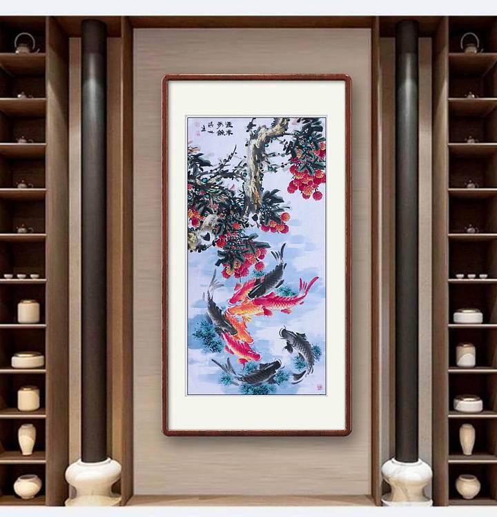 高晓林 （5359）国家一级美术师，江苏省美协会员《连年有余》