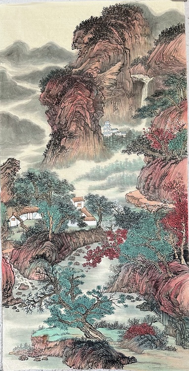 刘伶伶 溪山秋色