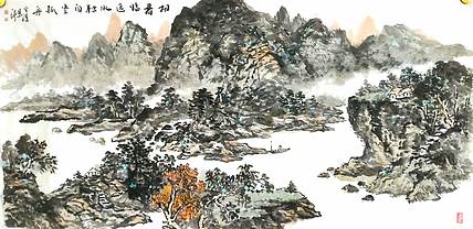 职业书画家 于恩沛 诗意山水