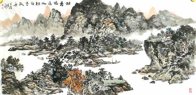 职业书画家 于恩沛 诗意山水