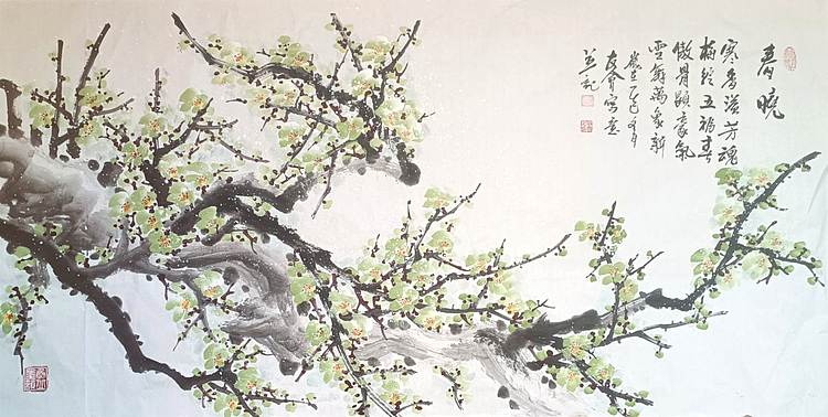 山东省美协会员 闫友会 春晓