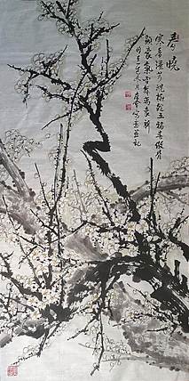 山东省美协会员 闫友会 春晓