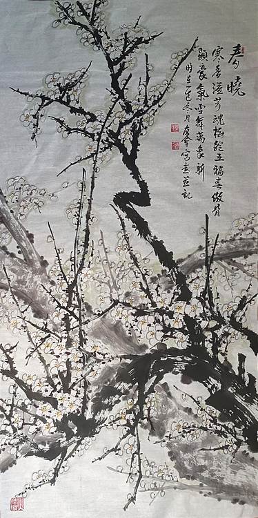 山东省美协会员 闫友会 春晓