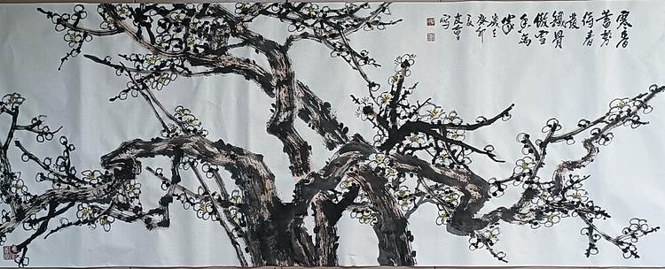 山东省美协会员 闫友会 寒香蓄势待春发