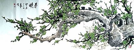 山东省美协会员 闫友会 春晓