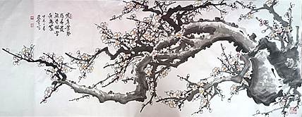 山东省美协会员 闫友会 寒香蓄势待春发