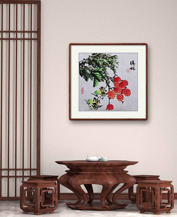 高晓林 (5368)国家一级美术师,江苏省美协会员,花鸟斗方