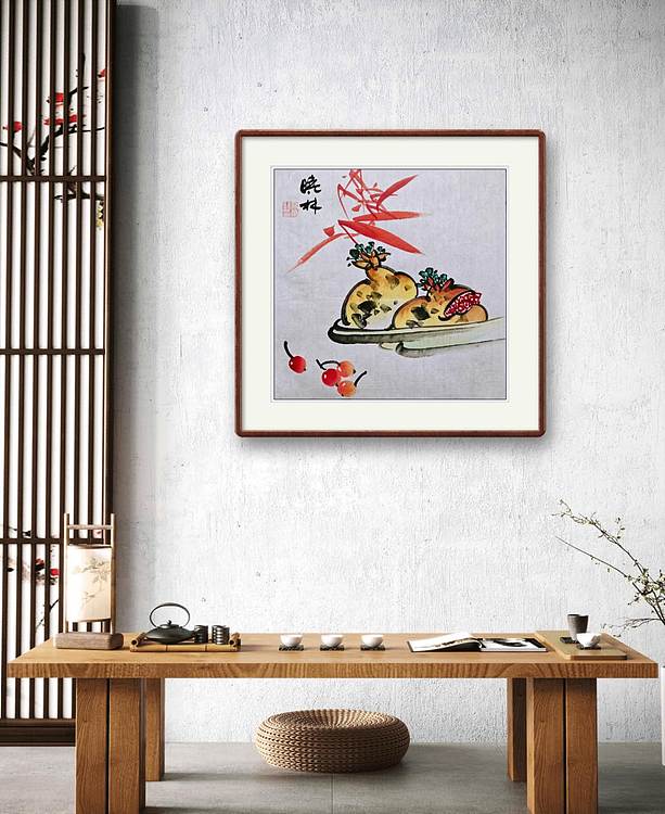 高晓林 (5366)国家一级美术师,江苏省美协会员,花鸟斗方