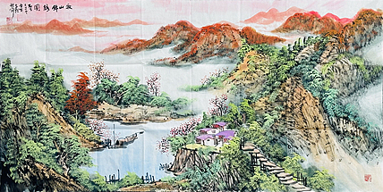 苏州市美协会员 实力派山水画家 陆雪峰