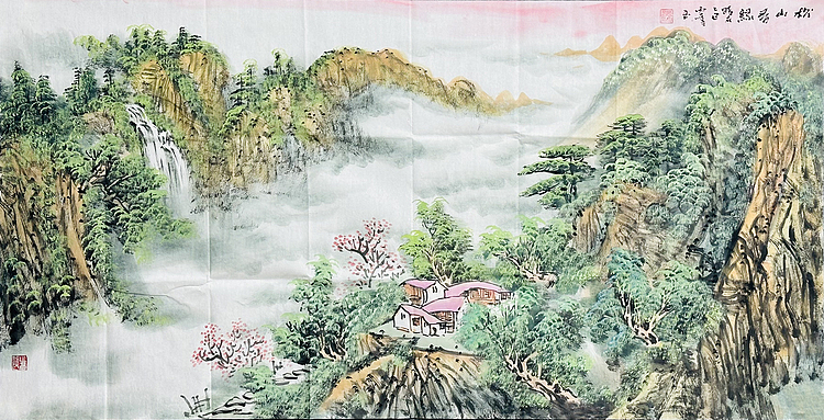 苏州市美协会员 实力派山水画家 陆雪峰