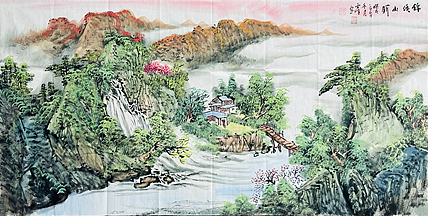 苏州市美协会员 实力派山水画家 陆雪峰