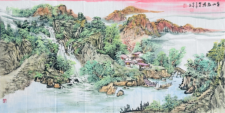 苏州市美协会员 实力派山水画家 陆雪峰