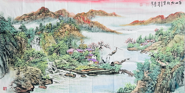 苏州市美协会员 实力派山水画家 陆雪峰