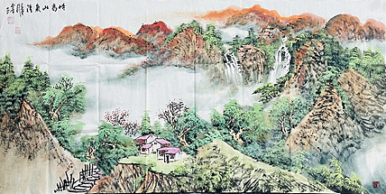 苏州市美协会员 实力派山水画家 陆雪峰