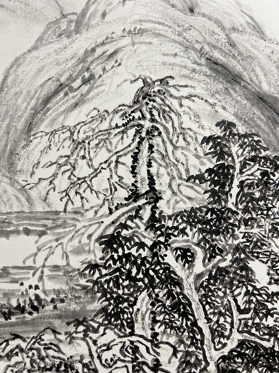 王木兰 云山草木图