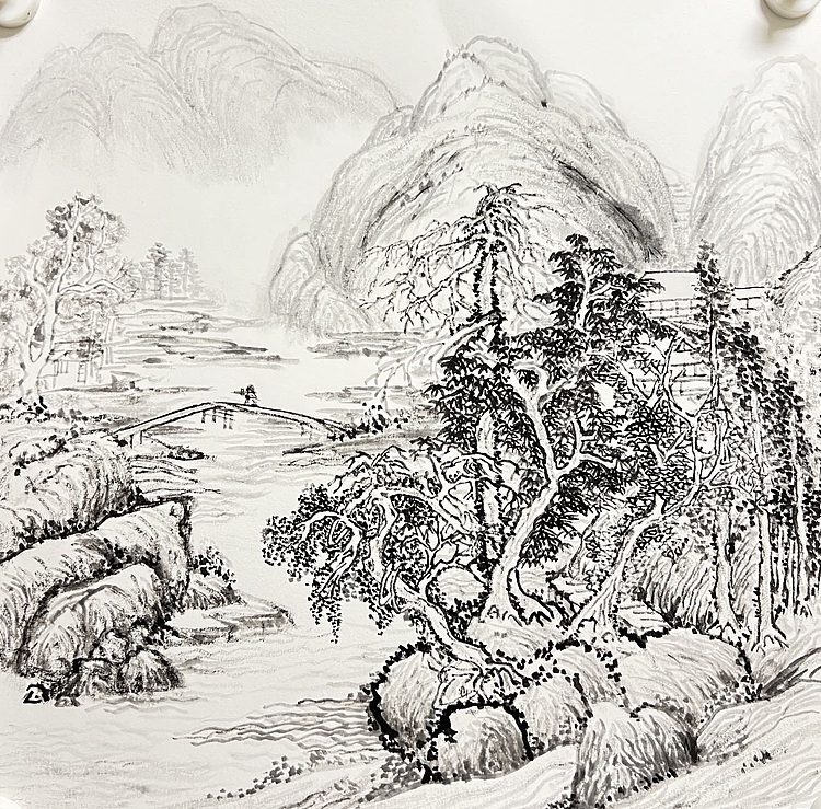 王木兰 云山草木图