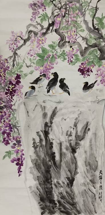 高洪敏 天伦之乐