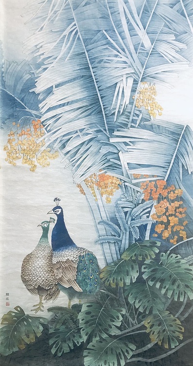 雪中寒蕊 蕉林深处