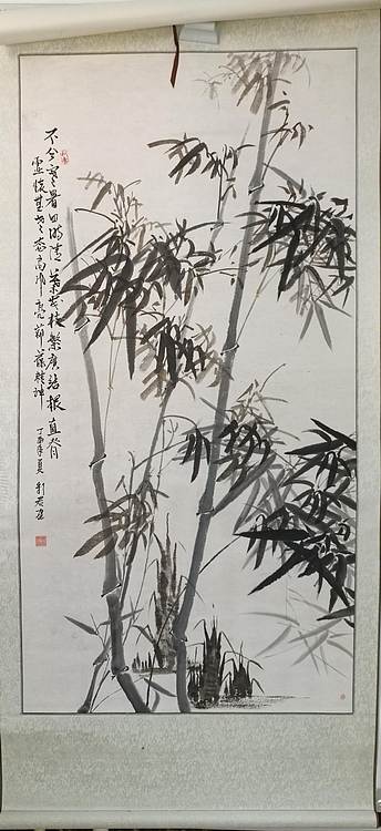 范彩君 德州美协会员，墨竹，已装裱