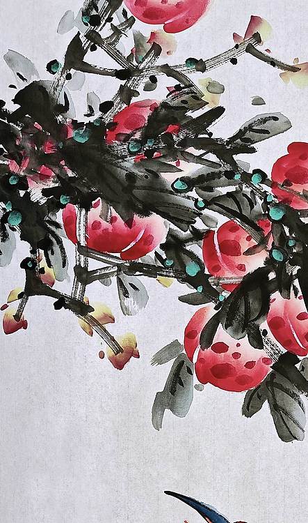 高晓林 (5378)国家一级美术师,江苏省美协会员《长寿图》